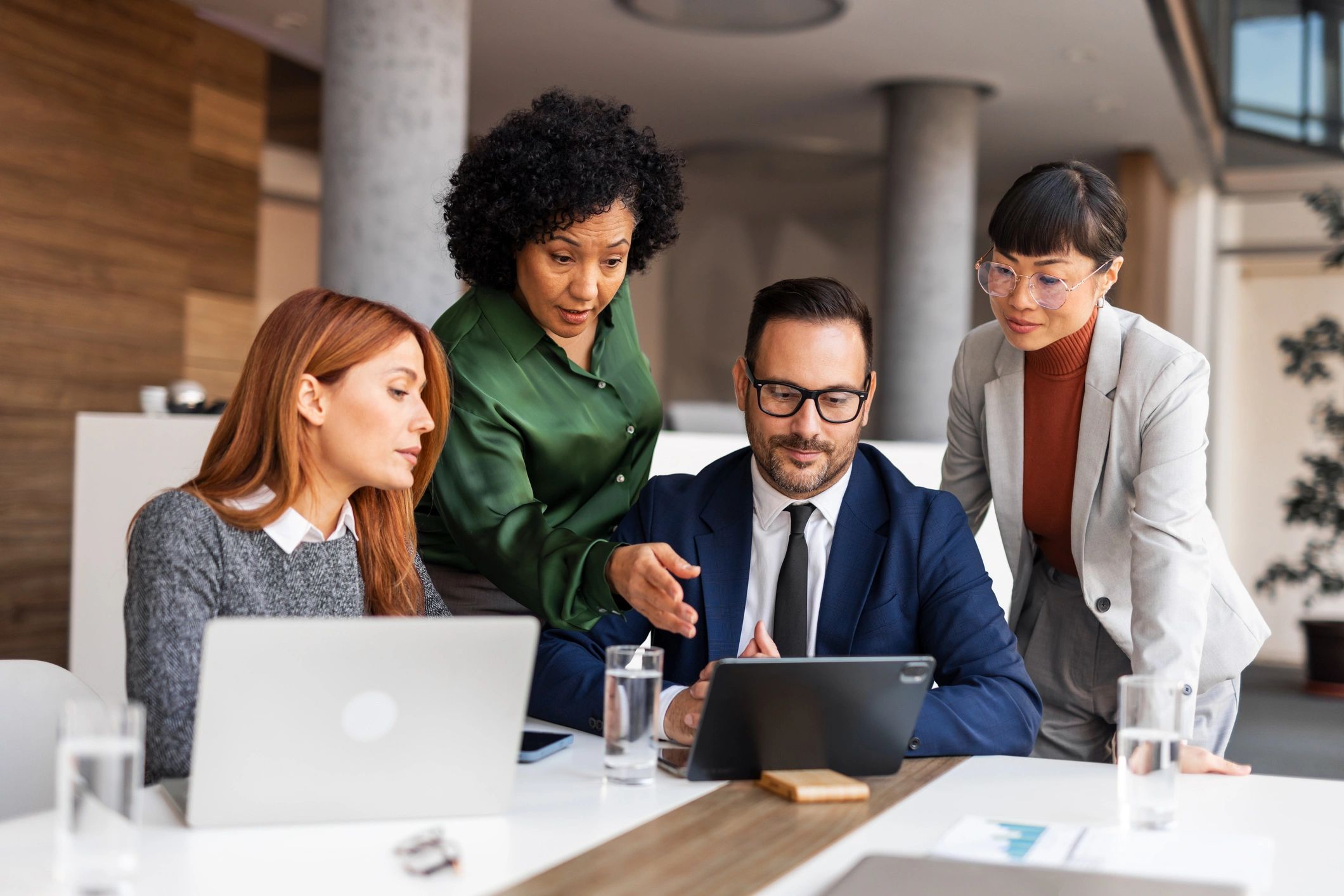 business finance team professional